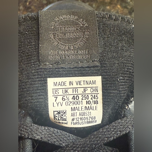 NIB ADIDAS SEELY SKATEBOARDING Black Men's size 7 SHOES - Picture 6 of 9